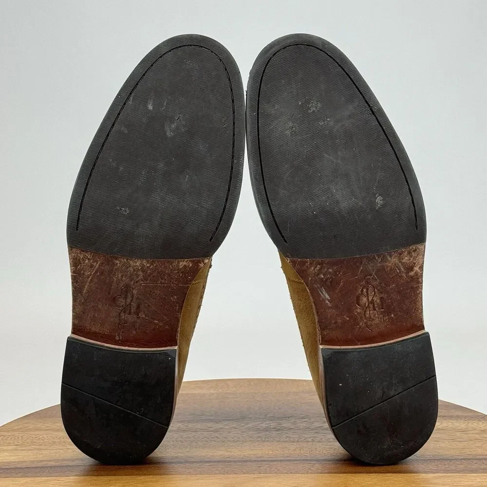 Mens Cole Haan Brown Leather Dressy‎ Comfort Wingtip Oxfords Shoes Size 10.5 M